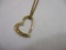 10 K Gold Heart Pendant, .01 ozt