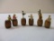 1940s Japan Rag Time Band Set, celluloid figures on wooden barrels, 1 oz