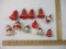 Assorted Vintage Glass Bell and More Christmas Ornaments, many Shiny Brite, 6 oz