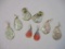 Four Pairs of Shell Earrings, 2 oz
