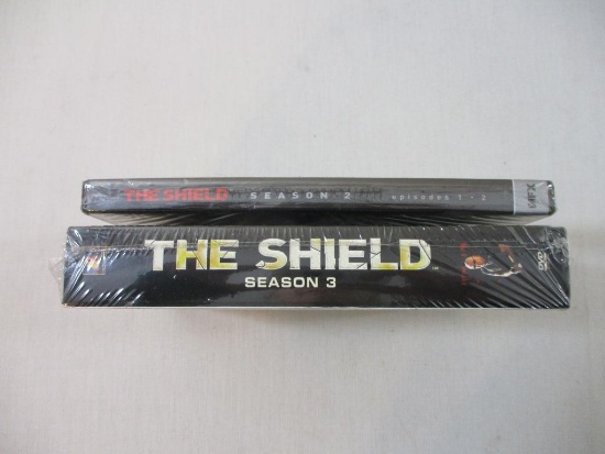The Shield Seasons 2 & 3 Complete DVD Sets, sealed, 1 lb 1 oz