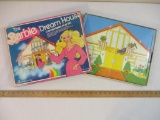 The Barbie Dream House Colorforms Play Set, 1979 Mattel Inc, in original box, 1 lb 3 oz