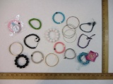 Assorted Beaded and Bangle Bracelets, 7 oz