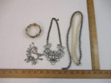 Assorted Jewelry Items and Pieces, AS IS, 10 oz