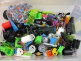 Large Lot of Assorted Building Pieces including Lego Technics and more, see pictures for included