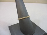 14 KT Gold Band, size 8.5, .06 ozt