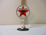 Vintage Cast Iron Texaco Gas Sign, 9.75