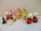 Vintage Christmas Figural Novelty Candles, 4 lbs