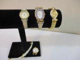 Four Vintage Women's Watches from Gondola, Vienna, Gucci, and more, AS IS, 4 oz