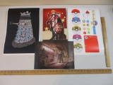 Four Assorted Posters including Nintendo Minecraft, Nuka Cola, and more, posters will be rolled and