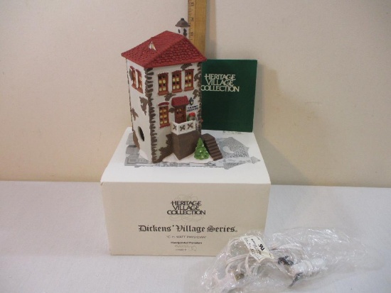 Dickens' Village Series "C.H. Watt Physician" Handpainted Porcelain House, The Heritage Village