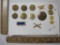 US Military World War 2 Era Insignia Pins and Buttons