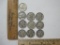 Ten Mercury Dimes Assorted Dates, see pictures