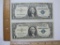 1957 One Dollar Silver Certificate, 2 Bills
