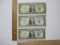 One Dollar Silver Certificate, 3 Bills 1957