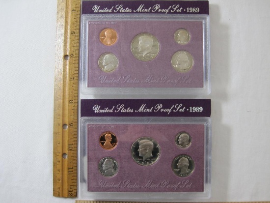 Two United States Mint Proof Sets 1989-S