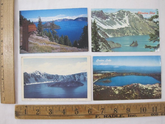 Crater Lake Postcards, 1938,1976 and others