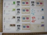 Twelve 1960'S First Day Covers includes UN 20th Anniv Souvenir Sheet, Education For Progress and