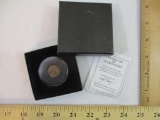 1909 VDB Lincoln Penny in Plastic Case with COA