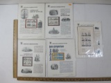 Five Blocks of American Commemorative Stamps including American Architecture, Battle of