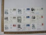Nine 1959 First Day Covers includes World Peace Through World Trade, Lincoln Sesquicentennial
