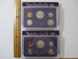 Two San Francisco Proof Sets 1984