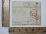 Stampless Cover Mr George Terratt, Petherton Somerset, 1840