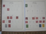 Revenue Documentary Stamps includes 1914 Watermarked USPS 25c #R202, Watermarked USIR 2 dollar #218,