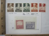 German Postage Stamps includes Scott #B198-B199A mint, and others hinged, see pictures for details