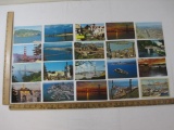 Twenty Assorted Post Cards of San Francisco with Telegraph Hill and Coit Tower, Oakland Bay Bridge,