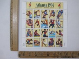 Sheet of Atlanta 1996 Centennial Olympic Games Stamps, 32 cent