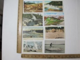 Postcards of Yellowstone National Park includes 1904, 1910, 1931 and others, some with canceled
