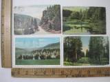 Four Early 1900's Postcards, Yellowstone National Park