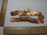 1962-P Lincoln Head Pennies, 50 count