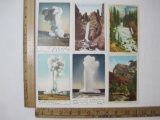 Postcards Yellowstone National Park from 1906, 1907 and more