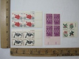 Four Blocks Of Stamps includes Amateur Radio, Battle Of New Orleans and more Scott #1254-1257,