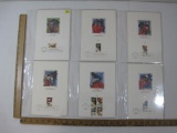 Summer Olympics 84 Stamps Set of Six First Day of Issue Proofcards, in binder page holders