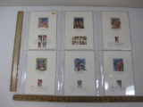 Six First Day Of Issue Summer Olympics 84 Proofcards, includes Diving, Wrestling, Rowing and more,