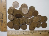 Roll of 1950's Wheat Pennies