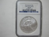 2010 Eagle Silver Dollar, Early Releases, Graded MS69 by NGC, see pictures