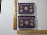 San Francisco Mint Proof Sets 1990, includes 2 sets