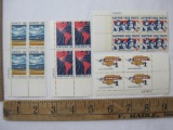 Four Blocks of Stamps including Hemisfair 68, Support Our Youth and more #1339-1342, mint