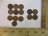 14 1940s Lincoln Wheat Pennies