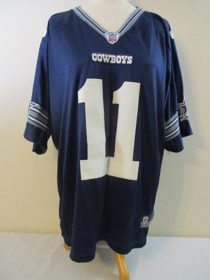 NFL BLEDSOE #11 Dallas Cowboys On Field Jersey, NFL Equipment Reebok, Size 54 (XXL), 1 lb