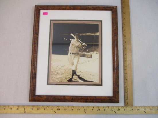 Matted and Framed Joe DiMaggio Signed 8X10 Sepia Tone Photograph, 2 lbs 8 oz
