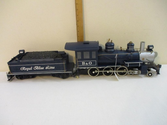 Bachmann G Scale B&O Baltimore & Ohio Locomotive 1332 and Royal Blue Line Tender, 5 lbs