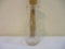 Vintage Sheffield 1 Pint Embossed Glass Bottle, see pictures for condition of rim (AS IS), 14 oz