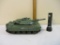 Two GI Joe Toys including Tank (1982 Hasbro) and Flashlight (made in Hong Kong), 1 lb 13 oz