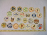 24 Vintage Foreign Beer Coasters including Holsten Beer, Karlsberg Bier and many others, 10 oz