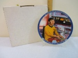 Star Trek Sulu Lieutenant Plate, stand not included, 1 lb 7 oz